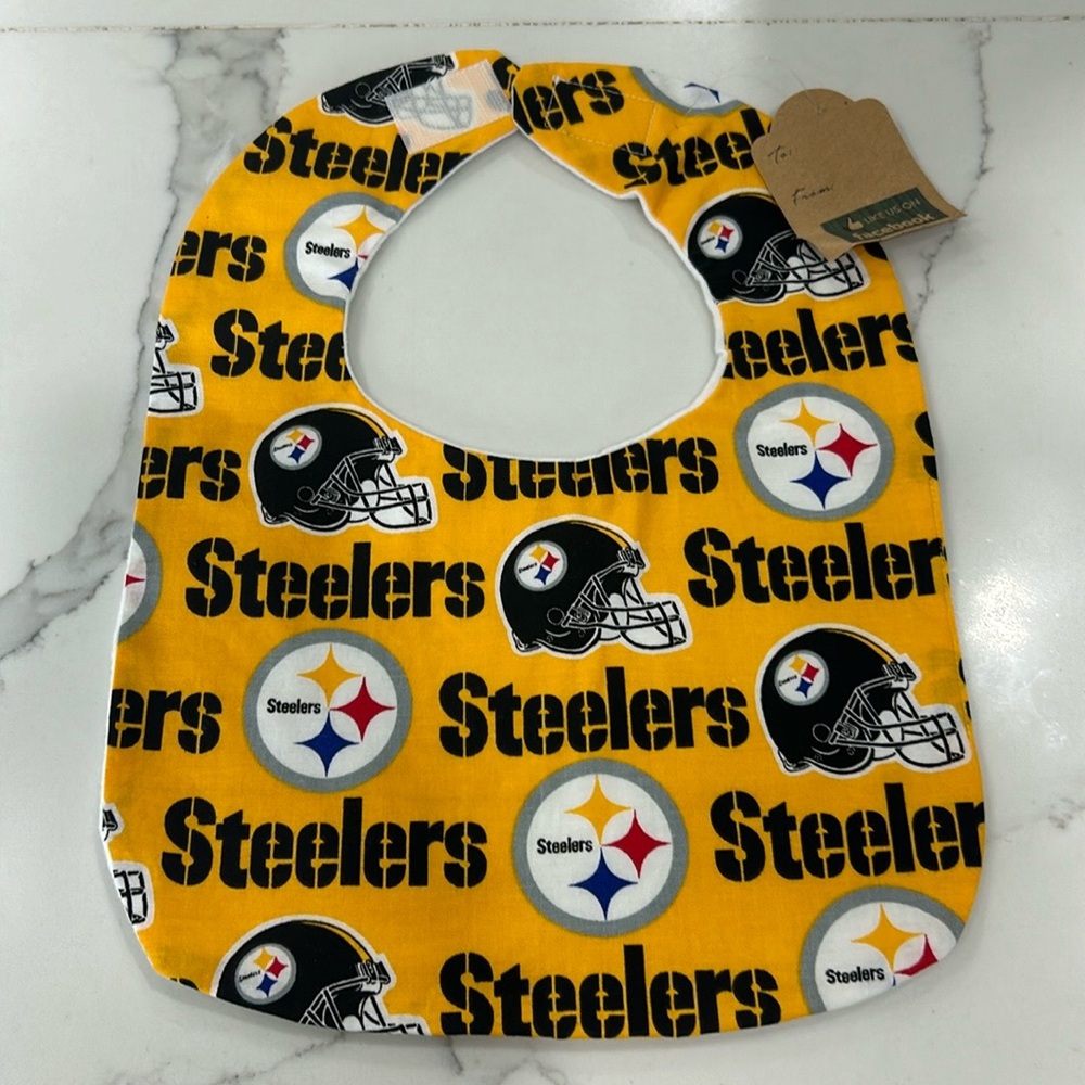 Labor Of Love New With Tags Pittsburg Stealers Bib